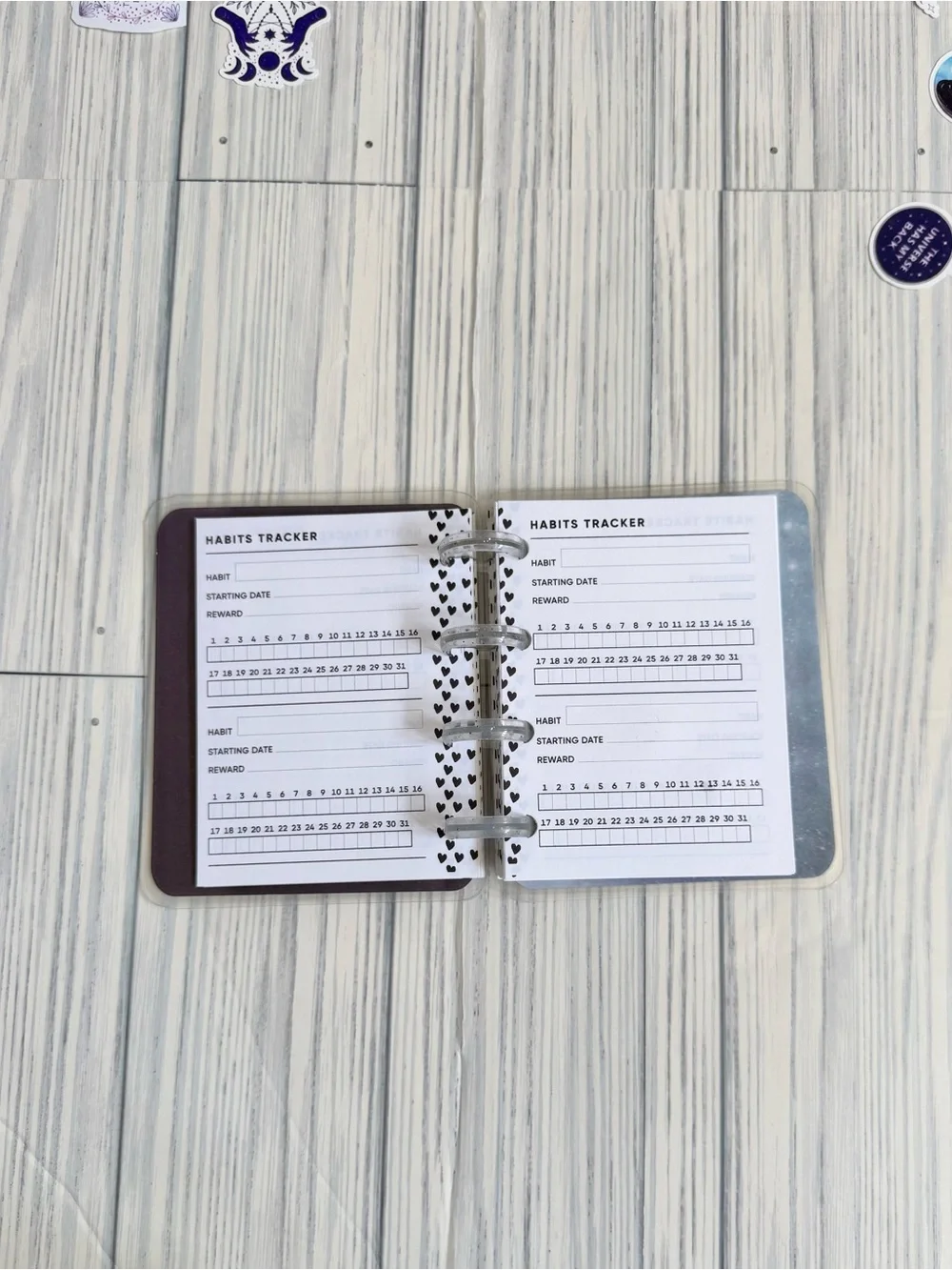 Positive Mind Purple Disc-Bound Planner